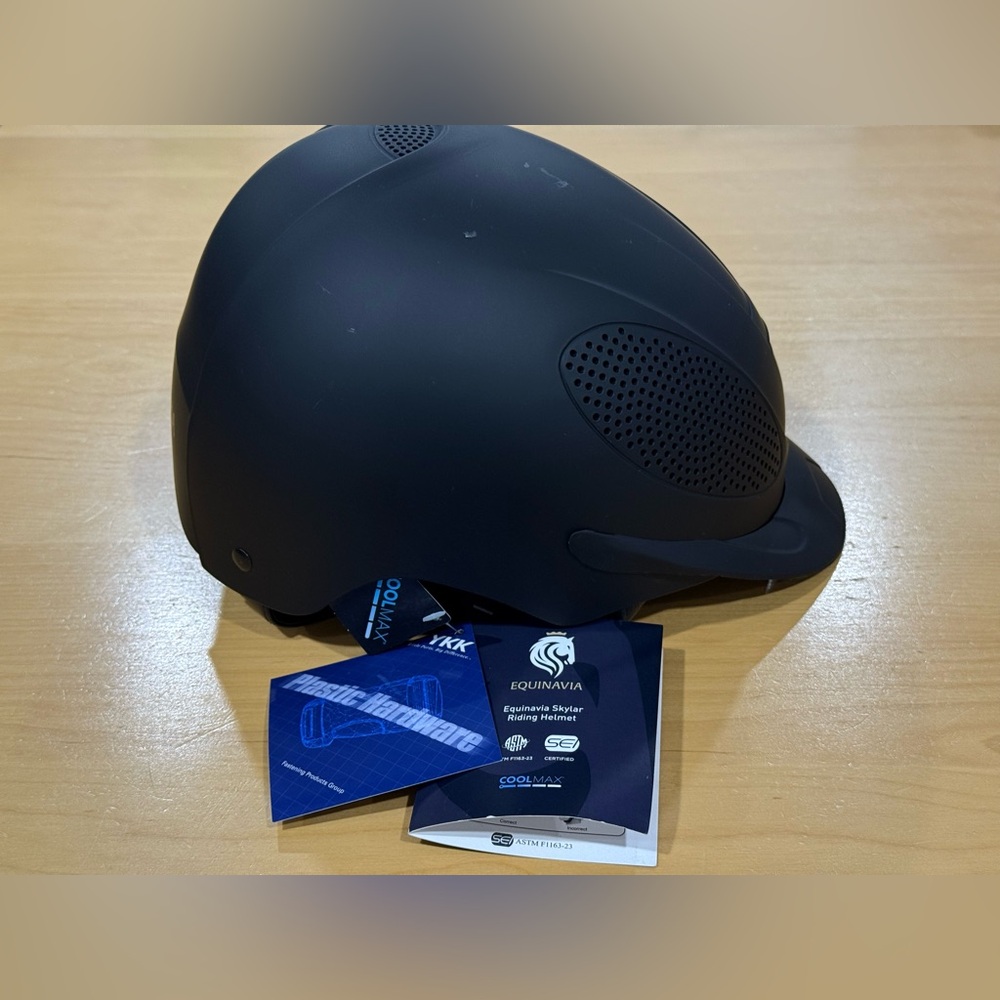 Equinavia Skylar Riding Helmet New with Tags (open box)  Sz. M/L 57-61